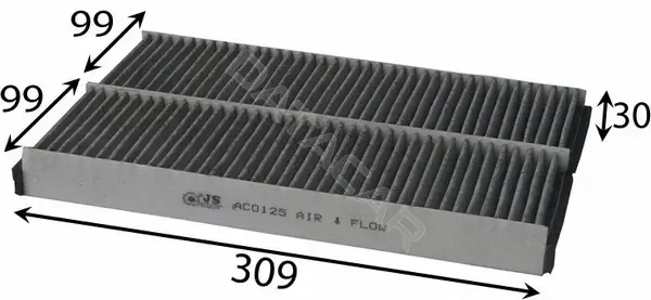 Фильтр салонный JS ASAKASHI AC0125CSET