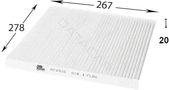 Фильтр салонный JS ASAKASHI AC2510