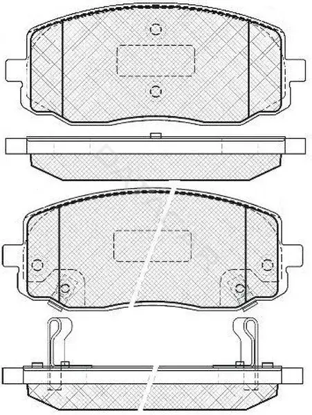 Тормозные колодки SB NAGAMOCHI BP10438
