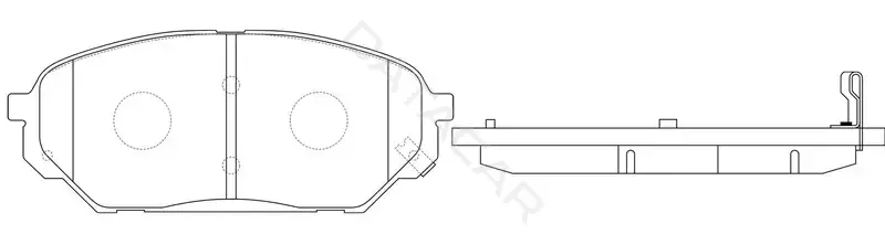 Тормозные колодки SB NAGAMOCHI BP11456