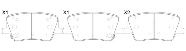 Тормозные колодки SB NAGAMOCHI BP14002