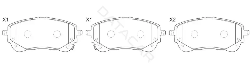 Тормозные колодки SB NAGAMOCHI BP21019