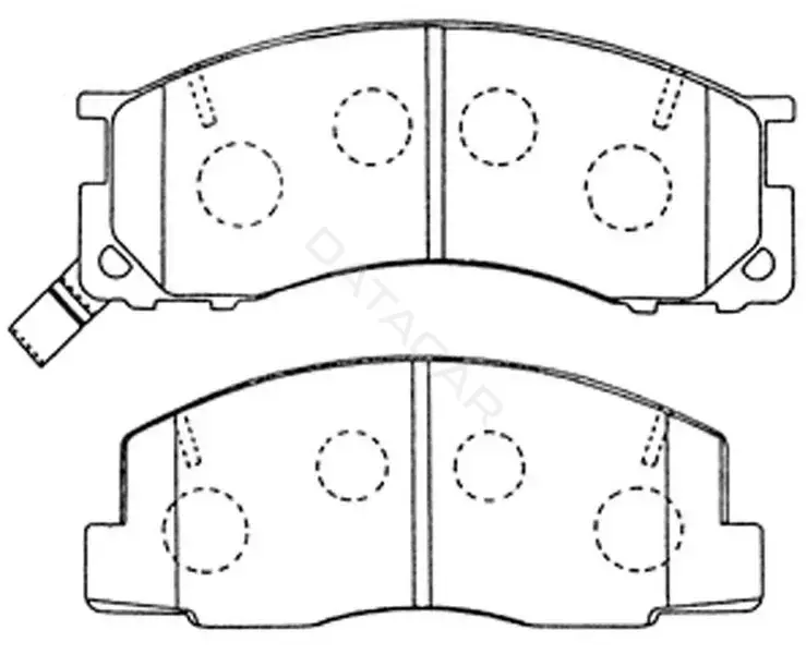Тормозные колодки SB NAGAMOCHI BP21273