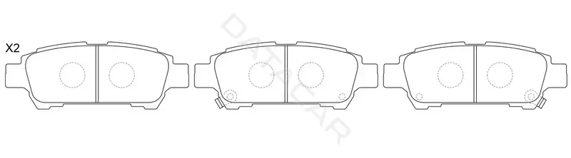 Тормозные колодки SB NAGAMOCHI BP21449