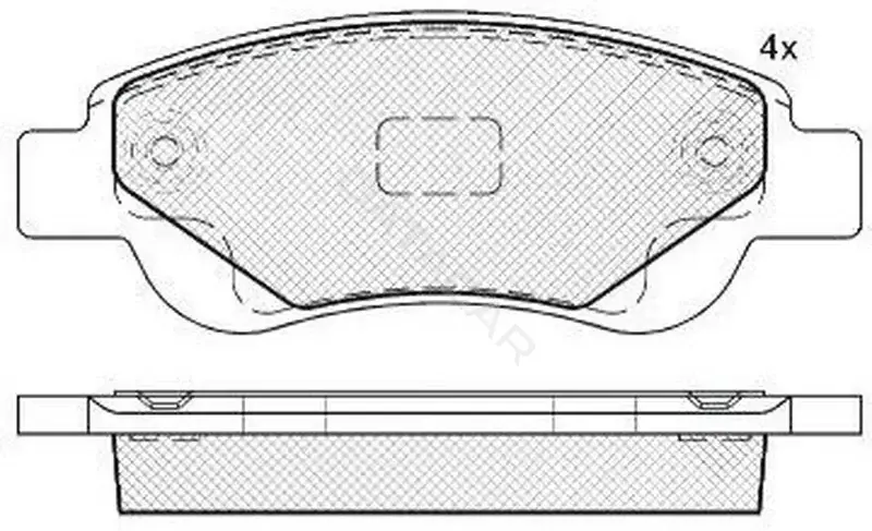 Тормозные колодки SB NAGAMOCHI BP21841