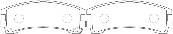 Тормозные колодки SB NAGAMOCHI BP22304