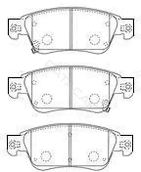 Тормозные колодки SB NAGAMOCHI BP22388
