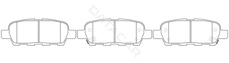 Тормозные колодки SB NAGAMOCHI BP22466
