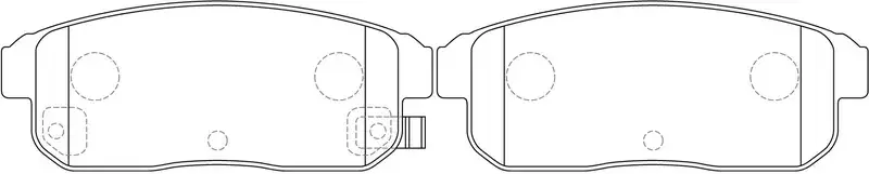 Тормозные колодки SB NAGAMOCHI BP22467