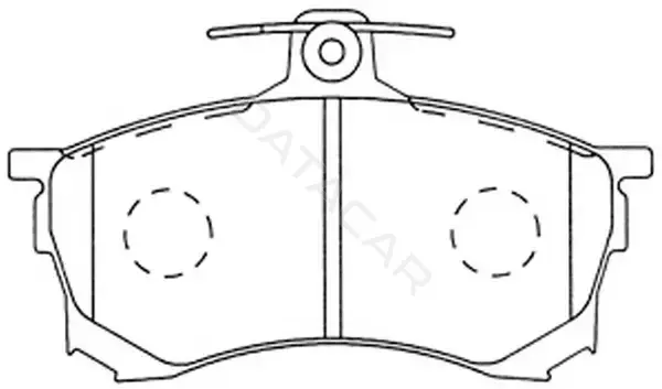 Тормозные колодки SB NAGAMOCHI BP23102