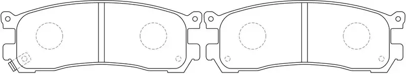 Тормозные колодки SB NAGAMOCHI BP25290