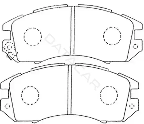 Тормозные колодки SB NAGAMOCHI BP27248