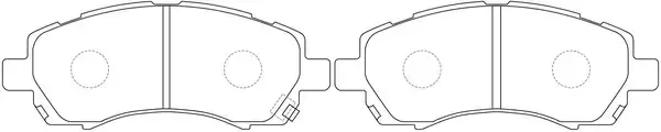 Тормозные колодки SB NAGAMOCHI BP27398