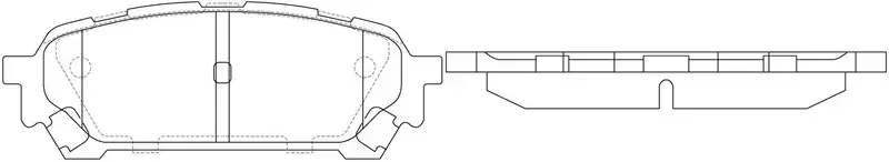 Тормозные колодки SB NAGAMOCHI BP27801