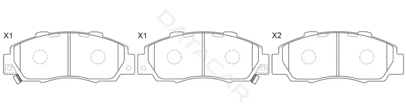 Тормозные колодки SB NAGAMOCHI BP28254