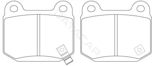 Тормозные колодки SB NAGAMOCHI BP30226
