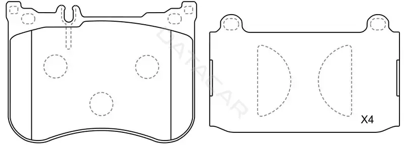Тормозные колодки SB NAGAMOCHI BP31013