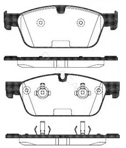 Тормозные колодки SB NAGAMOCHI BP31017