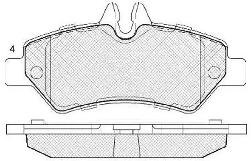 Тормозные колодки SB NAGAMOCHI BP31412