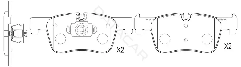 Тормозные колодки SB NAGAMOCHI BP32022