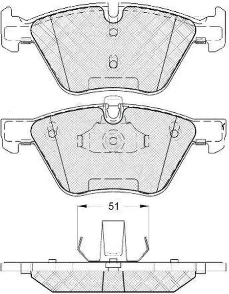 Тормозные колодки SB NAGAMOCHI BP32513