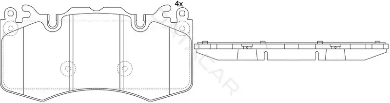 Тормозные колодки SB NAGAMOCHI BP47567