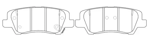 Тормозные колодки SB NAGAMOCHI BP51023