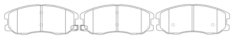 Тормозные колодки SB NAGAMOCHI BP52068