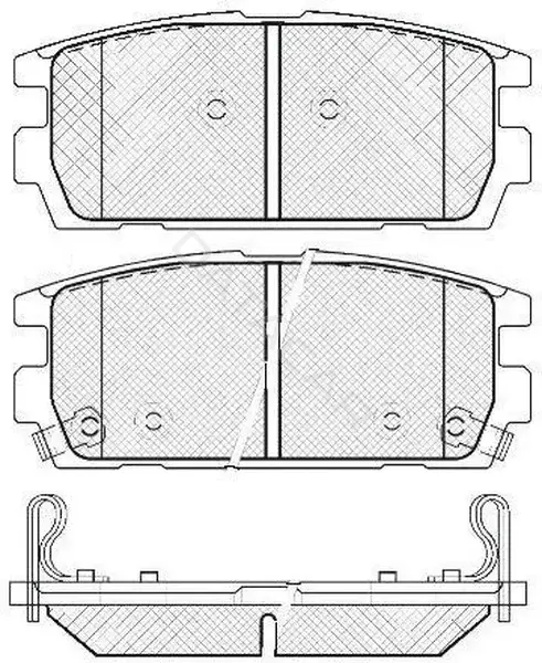 Тормозные колодки SB NAGAMOCHI BP52098