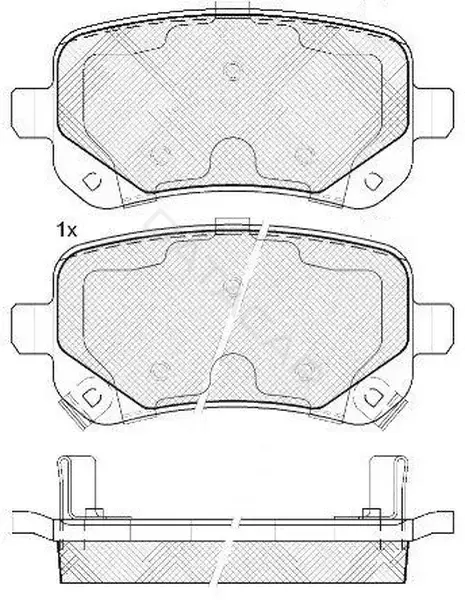 Тормозные колодки SB NAGAMOCHI BP53002