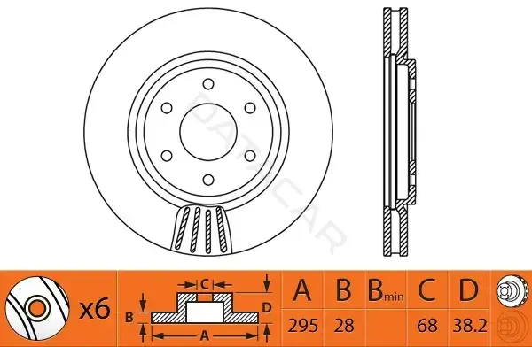 Тормозные диски SB NAGAMOCHI BR22132T