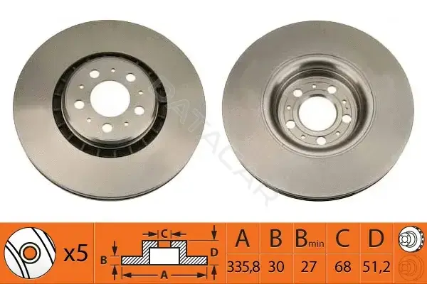 Тормозные диски SB NAGAMOCHI BR45109T
