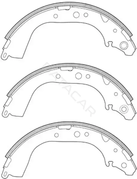 Барабанные колодки SB NAGAMOCHI BS21305