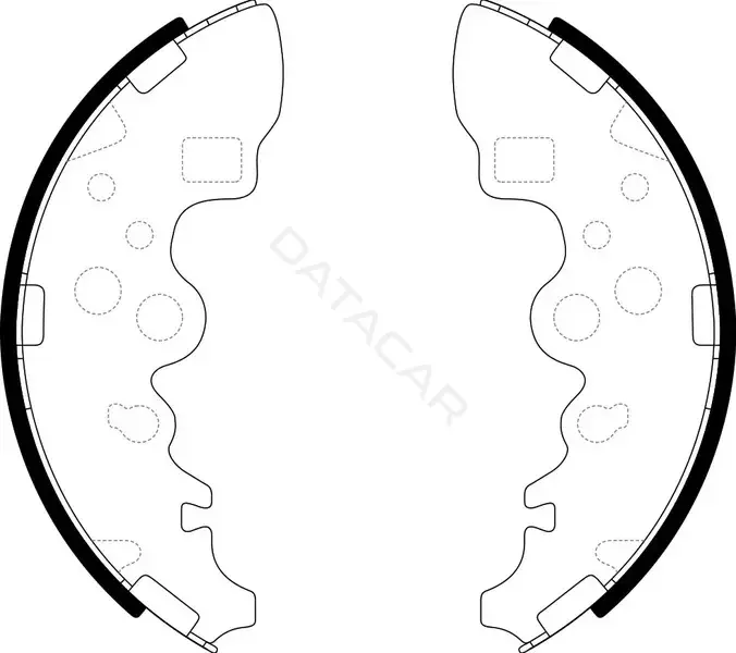 Барабанные колодки SB NAGAMOCHI BS25410