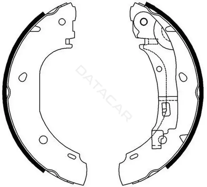Барабанные колодки SB NAGAMOCHI BS41585