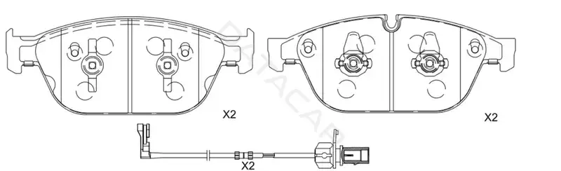 Тормозные колодки SB NAGAMOCHI BP33037W