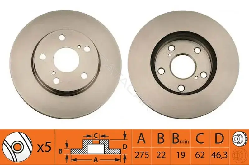 Тормозные диски SB NAGAMOCHI BR21149T
