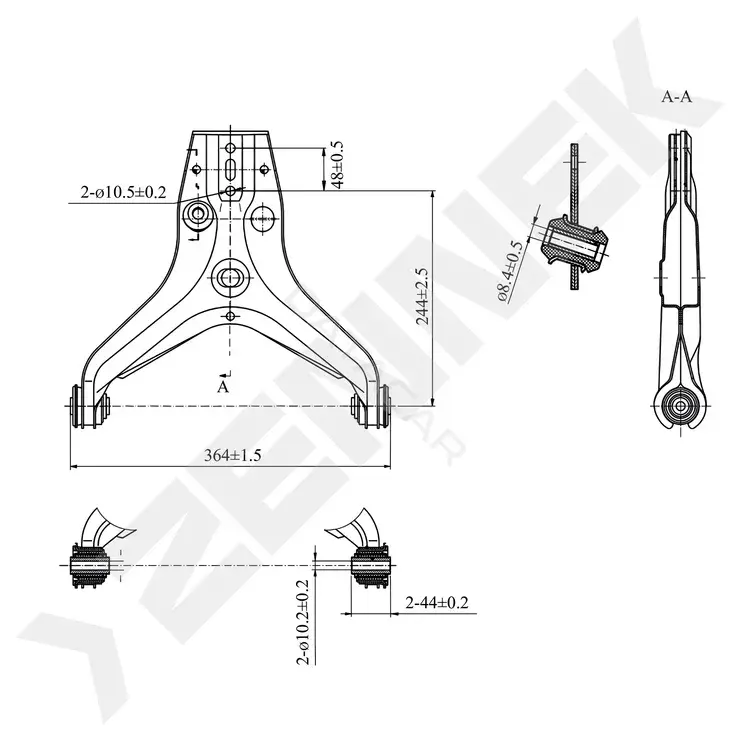 Рычаги ZENNEK DCA0128