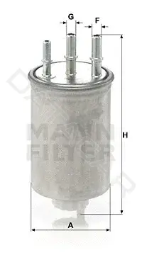 Топливный фильтр MANN WK829/6