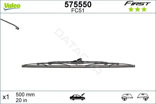 Щетки стеклоочистителя VALEO 575550