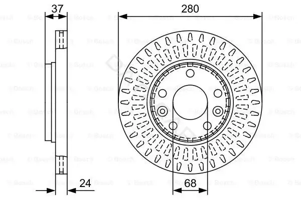 Тормозные диски BOSCH 0986479W70
