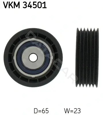 Ролик ремня генератора SKF VKM34501