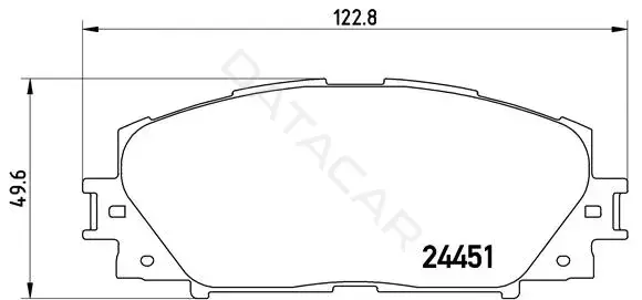 Тормозные колодки BREMBO P83141
