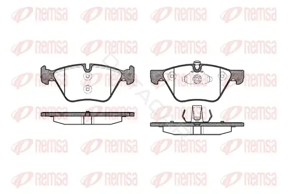 Тормозные колодки REMSA 1052.00