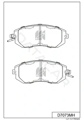 Тормозные колодки MK Kashiyama D7073MH