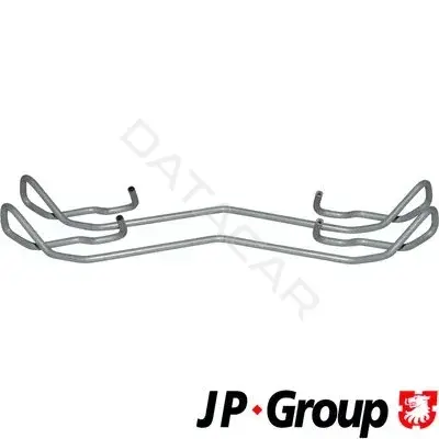 Ремкомплект тормозных колодок JP GROUP 1563650110