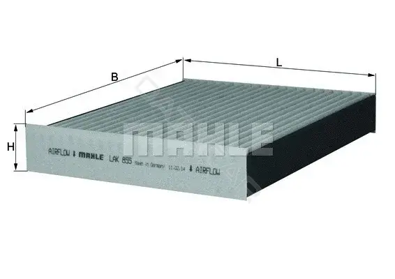 Фильтр салонный KNECHT/MAHLE LAK855