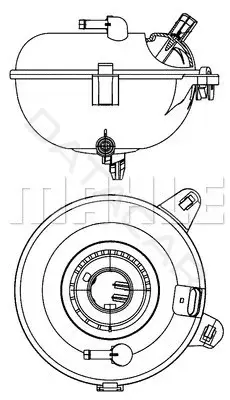 Расширительный бачок KNECHT/MAHLE CRT21000S