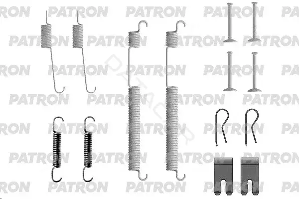 Ремкомплект тормозных колодок PATRON PSRK0266