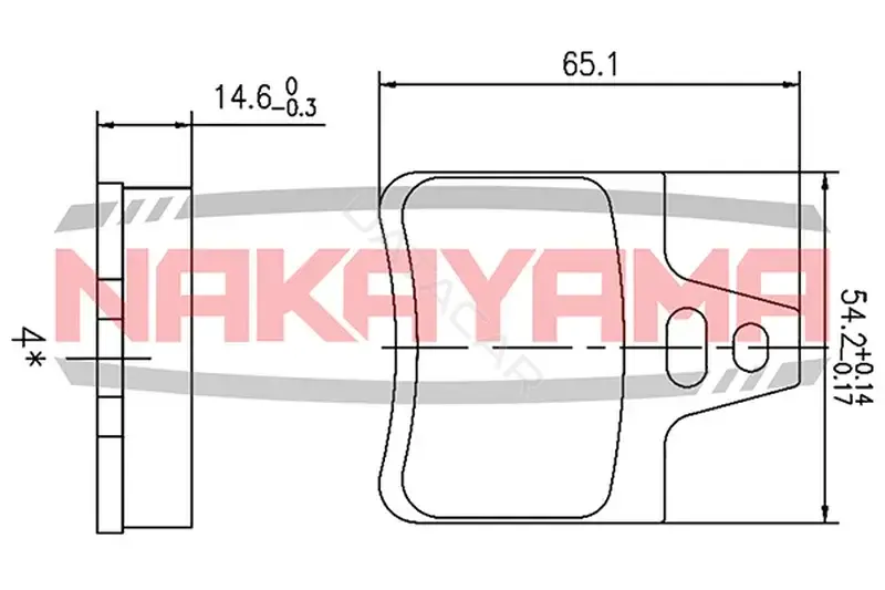 Тормозные колодки NAKAYAMA HP8346NY